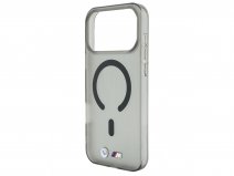 BMW M Frosted MagSafe Case Zwart - iPhone 18 Pro/17 Pro hoesje