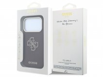 Guess Big 4G Ton Sur Ton Case Burgundy - iPhone 18 Pro/17 Pro hoesje
