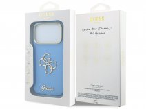 Guess Big 4G Case Lichtblauw - iPhone 18 Pro/17 Pro hoesje
