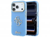 Guess Big 4G Case Lichtblauw - iPhone 18 Pro/17 Pro hoesje