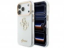Guess Big 4G Case Wit - iPhone 18 Pro/17 Pro hoesje