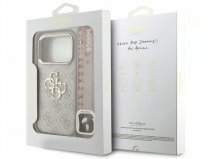 Guess Big 4G Monogram Wristlet Case - iPhone 18 Pro hoesje Roze