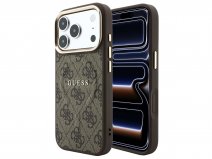 Guess Monogram MagSafe Case Bruin - iPhone 18 Pro hoesje