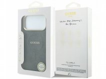 Guess Monogram MagSafe Case Grijs - iPhone 18 Pro hoesje