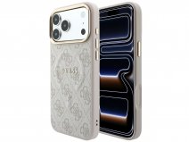 Guess Monogram MagSafe Case Roze - iPhone 18 Pro hoesje