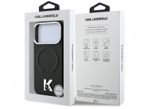 Karl Lagerfeld 3D MagSafe Case Zwart - iPhone 18 Pro/17 Pro hoesje