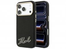 Karl Lagerfeld Signature Case Zwart - iPhone 18 Pro/17 Pro hoesje