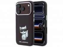 Karl Lagerfeld Choupette MagSafe Case Burgundy - iPhone 18 Pro/17 Pro hoesje