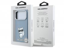 Karl Lagerfeld Choupette MagSafe Case Lichtblauw - iPhone 18 Pro/17 Pro hoesje
