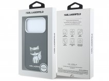 Karl Lagerfeld Choupette MagSafe Case Zwart - iPhone 18 Pro/17 Pro hoesje