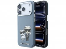 Karl Lagerfeld Ikonik Duo MagSafe Case Lichtblauw - iPhone 18 Pro/17 Pro hoesje