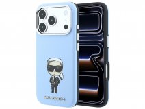 Karl Lagerfeld Ikonik MagSafe Case Lichtblauw - iPhone 18 Pro/17 Pro hoesje