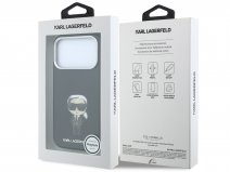 Karl Lagerfeld Ikonik MagSafe Case Zwart - iPhone 18 Pro/17 Pro hoesje