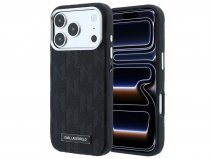 Karl Lagerfeld Monogram MagSafe Case Zwart - iPhone 18 Pro/17 Pro hoesje