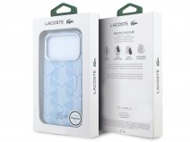 Lacoste Monogram 3D MagSafe Case Lichtblauw - iPhone 18 Pro/17 Pro hoesje