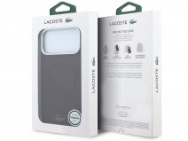 Lacoste Petit Piqué 3D MagSafe Case Burgundy - iPhone 18 Pro/17 Pro hoesje