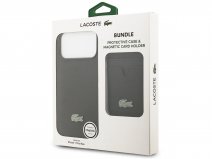 Lacoste Petit Piqué Case Wallet Bundel - iPhone 18 Pro/17 Pro hoesje