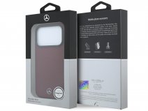 Mercedes-Benz iPhone 18 Pro/17 Pro hoesje - PU Leather Case MagSafe Rood