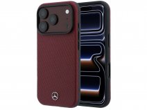 Mercedes-Benz iPhone 18 Pro/17 Pro hoesje - PU Leather Case MagSafe Rood