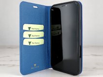 Piel Frama Premium Leather Book Blauw - iPhone 18 Pro hoesje