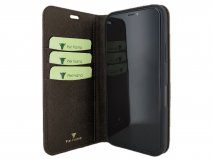Piel Frama Premium Leather Book Lizard Bruin - iPhone 18 Pro hoesje