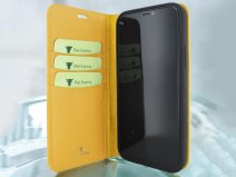 Piel Frama Premium Leather Book Geel - iPhone 18 Pro hoesje