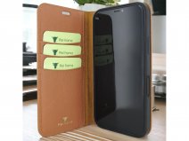 Piel Frama Premium Leather Book Tan - iPhone 18 Pro hoesje