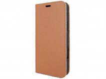 Piel Frama Premium Leather Book Tan - iPhone 18 Pro hoesje