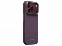 Pitaka Edge PTK Chariote Purple iPhone 18 Pro/17 Pro hoesje - Ultra Slim - 1mm Dun