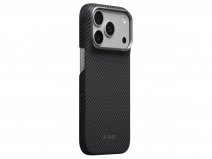 Pitaka Edge Ultra Slim iPhone 18 Pro/17 Pro hoesje - Carbon Twill - 1mm Dun