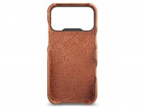 Vaja Grip Leather Case MagSafe Cognac - iPhone 18 Pro Hoesje Leer