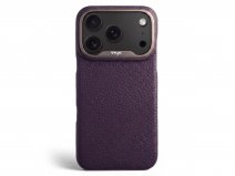 Vaja Grip Leather Case MagSafe Paars - iPhone 18 Pro Hoesje Leer