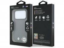 BMW M Carbon Wrapped Case Grijs - iPhone 18 Pro Max/17 Pro Max hoesje