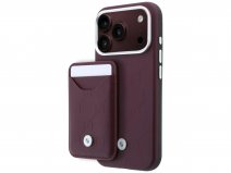 BMW Leather Case Wallet Bundel Bordeaux - iPhone 18 Pro Max/17 Pro Max hoesje