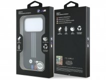 BMW M Striping Quadrille Kevlar Case Zwart - iPhone 18 Pro Max/17 Pro Max hoesje