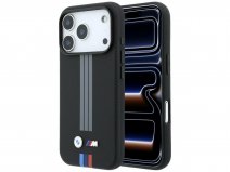 BMW M Striping Quadrille Kevlar Case Zwart - iPhone 18 Pro Max/17 Pro Max hoesje