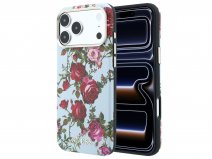 Guess Floral MagSafe Case Lichtblauw - iPhone 18 Pro Max/17 Pro Max hoesje