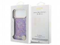 Guess Iridescent TPU Case Paars - iPhone 18 Pro Max/17 Pro Max hoesje