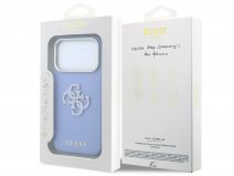 Guess Big 4G Ton Sur Ton Case Blauw - iPhone 18 Pro Max/17 Pro Max hoesje