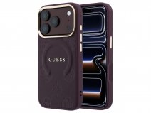 Guess Peony MagSafe Case Bordeaux - iPhone 18 Pro Max/17 Pro Max hoesje