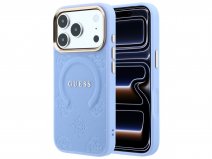 Guess Peony MagSafe Case Lichtblauw - iPhone 18 Pro Max/17 Pro Max hoesje