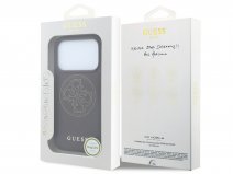 Guess Perforated MagSafe Case Burgundy - iPhone 18 Pro Max/17 Pro Max hoesje