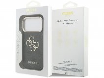 Guess Big 4G Monogram Gold Case Grijs - iPhone 18 Pro Max hoesje