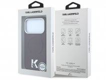 Karl Lagerfeld 3D MagSafe Case Burgundy - iPhone 18 Pro Max/17 Pro Max hoesje