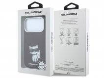 Karl Lagerfeld Choupette MagSafe Case Burgundy - iPhone 18 Pro Max/17 Pro Max hoesje