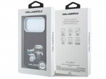 Karl Lagerfeld Ikonik Duo MagSafe Case Burgundy - iPhone 18 Pro Max/17 Pro Max hoesje