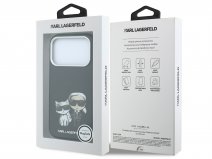 Karl Lagerfeld Ikonik Duo MagSafe Case Zwart - iPhone 18 Pro Max/17 Pro Max hoesje