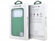 Lacoste Petit Piqué 3D MagSafe Case Groen - iPhone 18 Pro Max hoesje