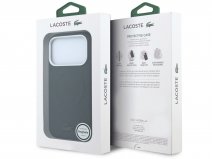 Lacoste Petit Piqué 3D MagSafe Case Zwart - iPhone 18 Pro Max hoesje