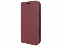 Piel Frama Premium Leather Book Burgundy - iPhone 18 Pro Max hoesje